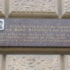 Pamětní deska Marie Bartošové