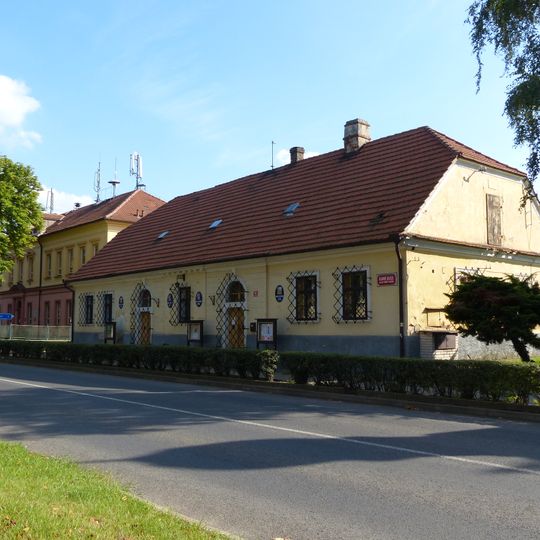 Town hall in Lázně Toušeň