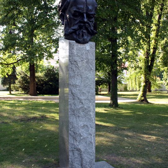 Bust of Antonín Dvořák in Poděbrady
