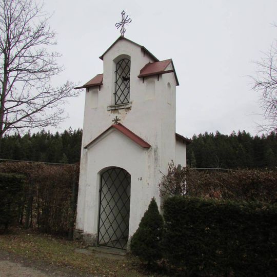 Kaplička u Sedlické přehrady v části Kordovsko