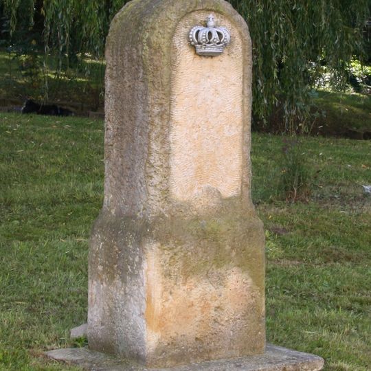Royal Saxon milestone Penig