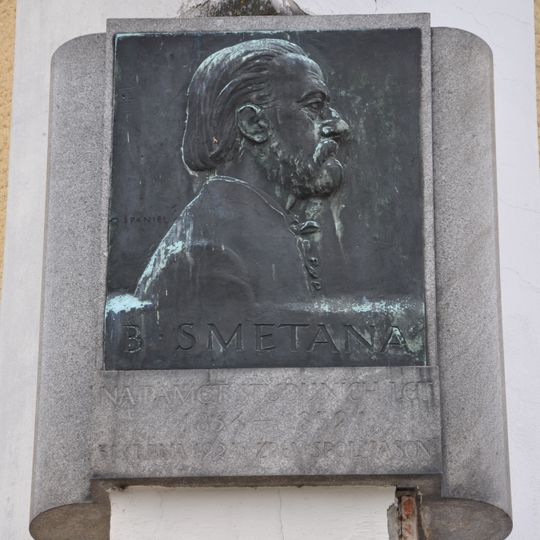 Pamětní deska v Štáflově ulici v Havlíčkově Brodě