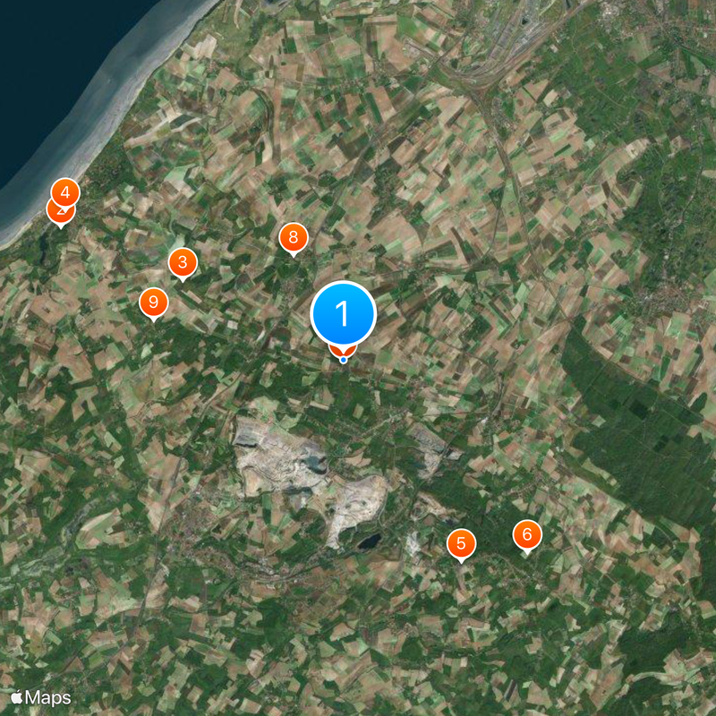 Fortress of Mimoyecques Map