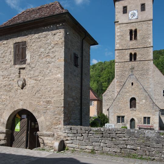 Friedhofsmauer Detwang 31 in Rothenburg ob der Tauber