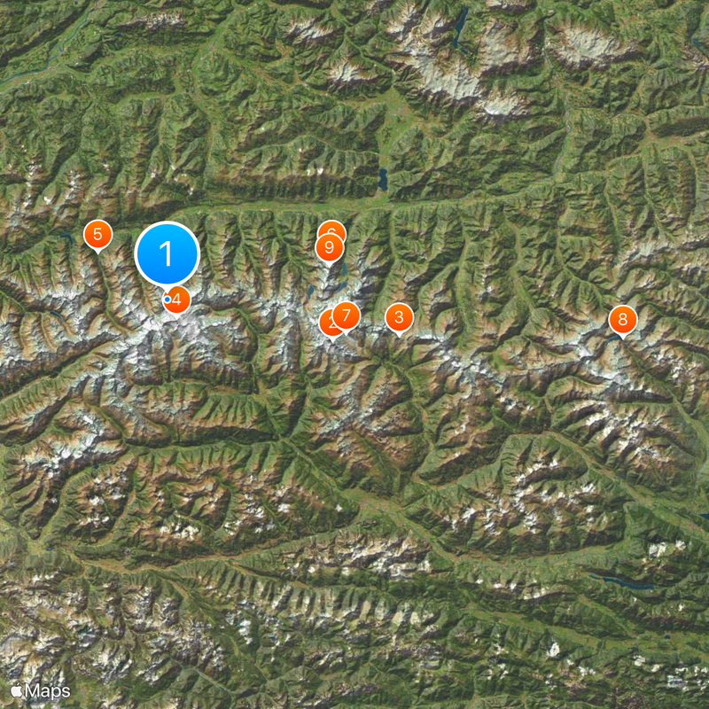 Parco nazionale Alti Tauri Mappa