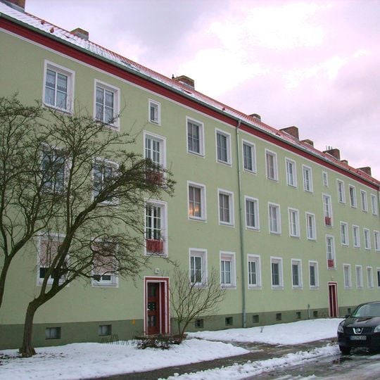 Mehrfamilienhaus der Wohnanlage Westrandbebauung An der Thrune 1a, 1b, 1c