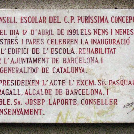 Rehabilitació Escola Puríssima Concepció