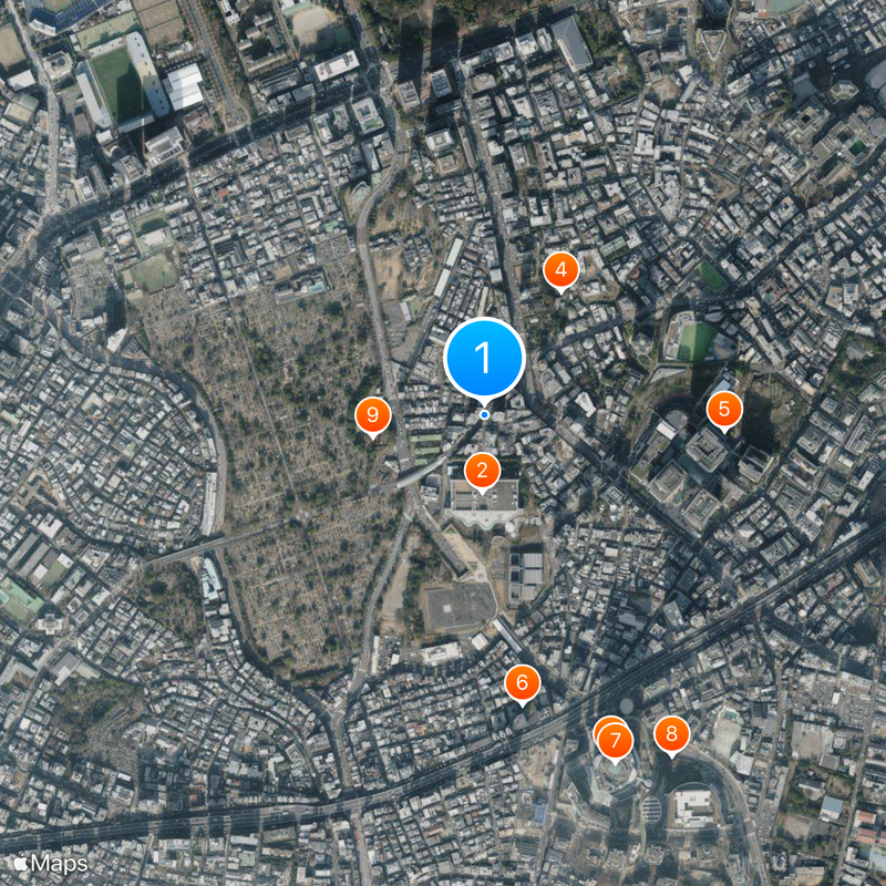 Nogizaka Station Map