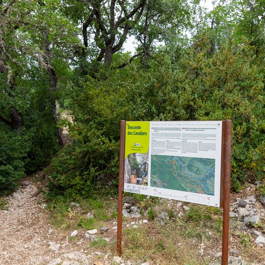 Starting Point of the Blanc-Martel Trail