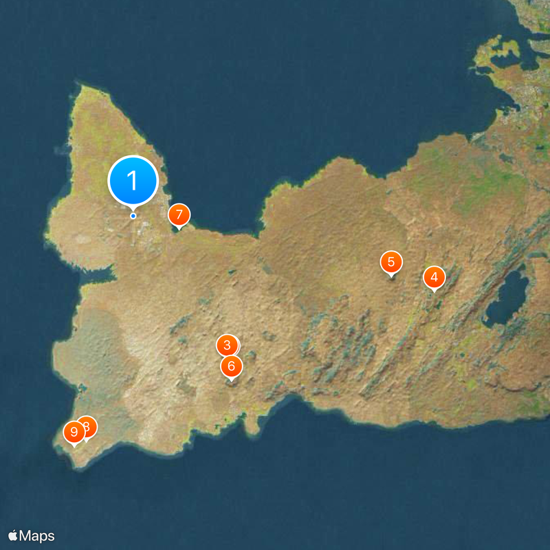 Naval Air Station Keflavik Map