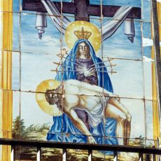 Ceramic panel of Our Lady of the Sorrows