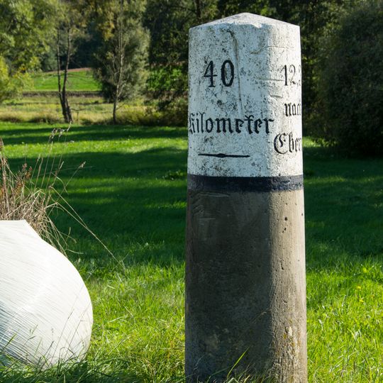 Kilometerstein Todtenweisach