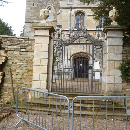 Boundary Wall Gateway And Gazebo South Of Church Of Saint Peter And Saint Paul