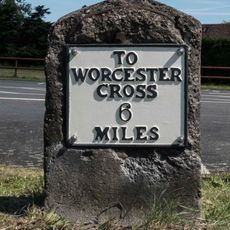 Milestone, Court Farm, by Bant's pub (The Coventry Arms PH)