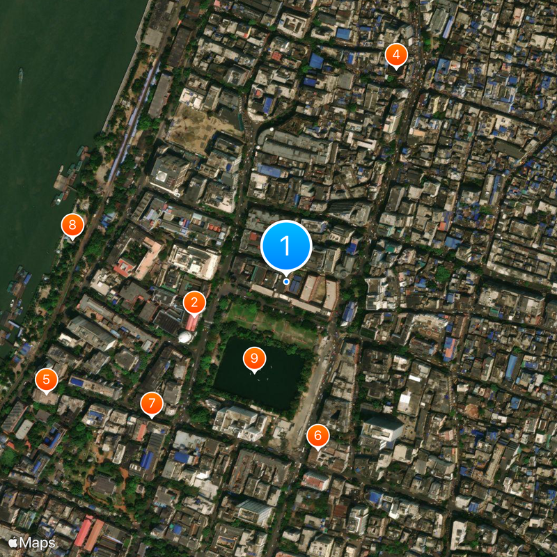 Writers' Building Mapa