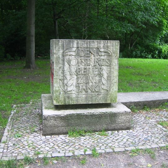 Den Notstandsarbeitern zum Dank