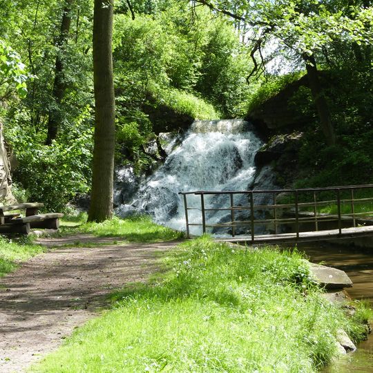 Lávka pod Polepským vodopádem