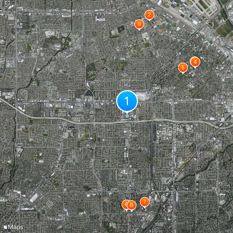 Winchester House Karte