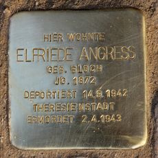 Stolperstein en memoria de Elfriede Angress