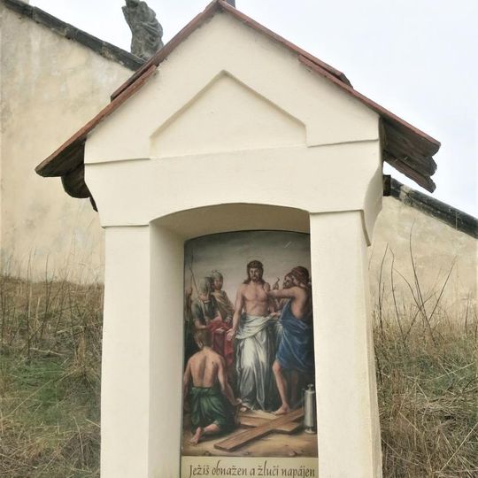 Kaplička X. zastavení křížové cesty u Ostrého