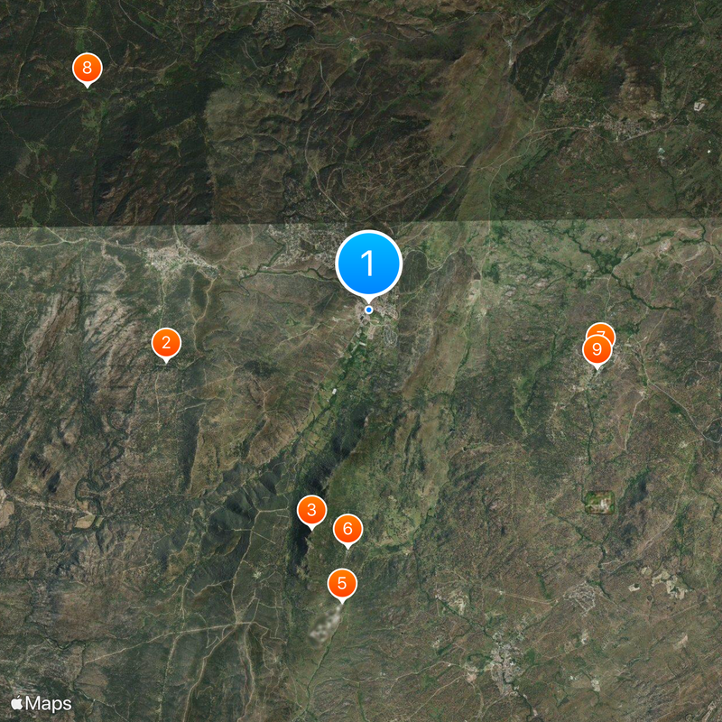 Robledo de Chavela Mappa