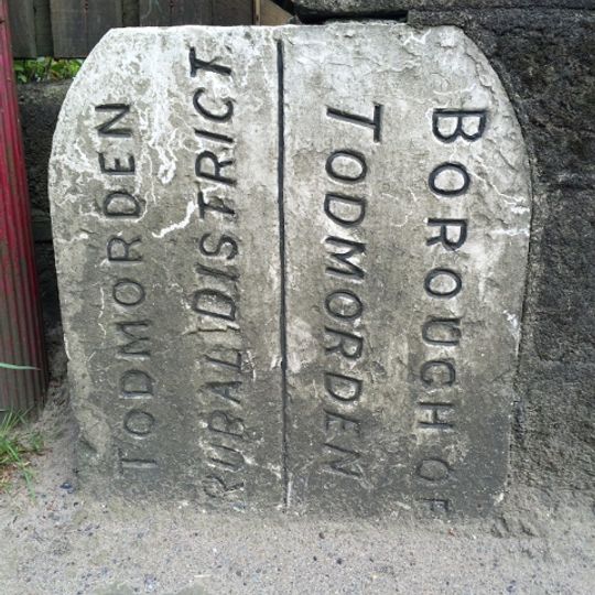 Boundary Stone Built Into Parapet Of Sand Bed Bridge At Ngr 969262