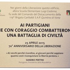 Commemorative plaque