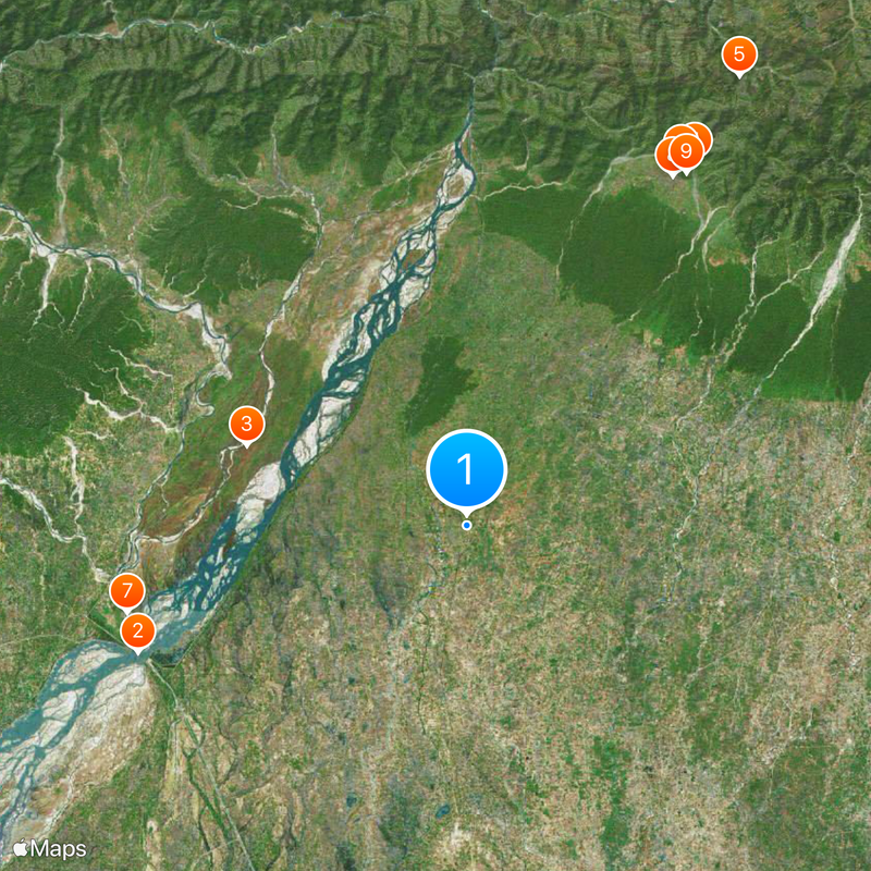 Sunsari District Map