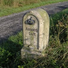 Kgl.-sächs. Postmeilenstein Bärenstein Annaberger Straße