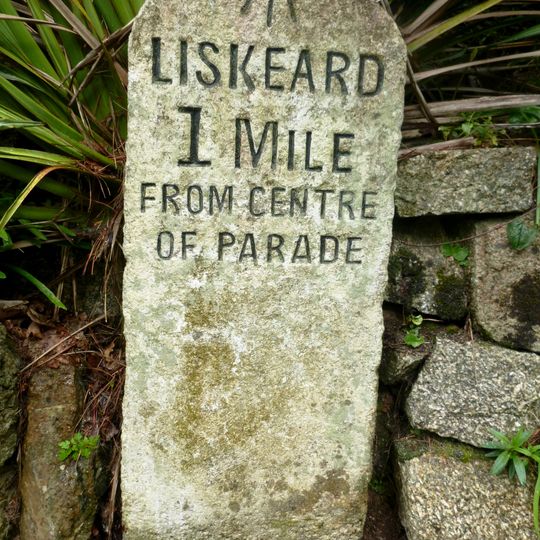 Milestone At Sx 2445 6325, North East Of Lodge Hill