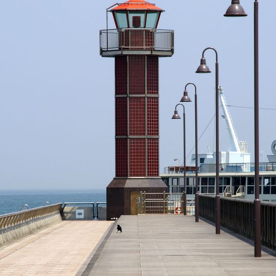 Takamatsu Harbor Tamamo Pier Lighthouse