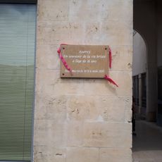 Commemorative plaque