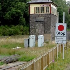 Leek Brook Junction Signal Box on the Churnet Valley Railway