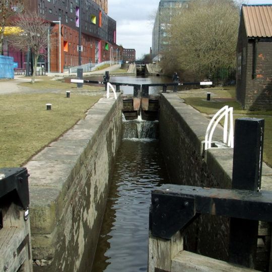Ashton Canal Lock Number 2 Off South End Of Vesta Street