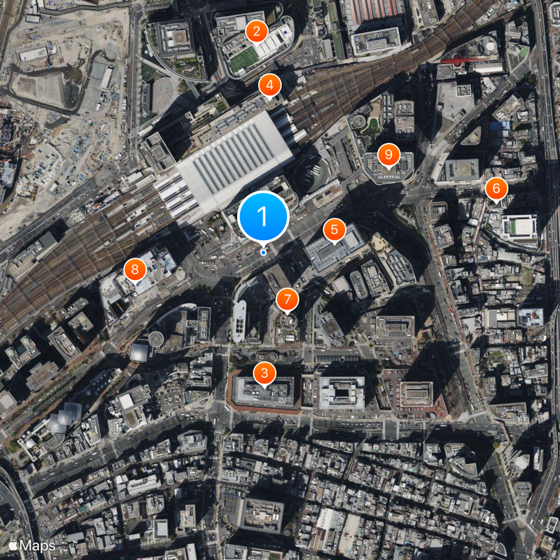 Osaka-Umeda Station Map