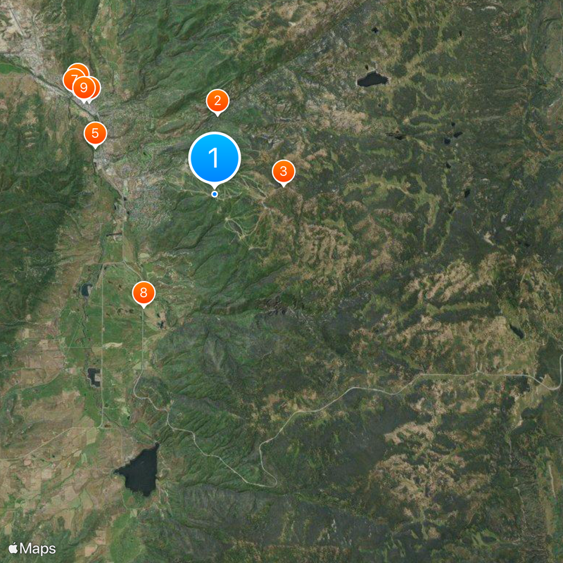 Steamboat Ski Resort Map