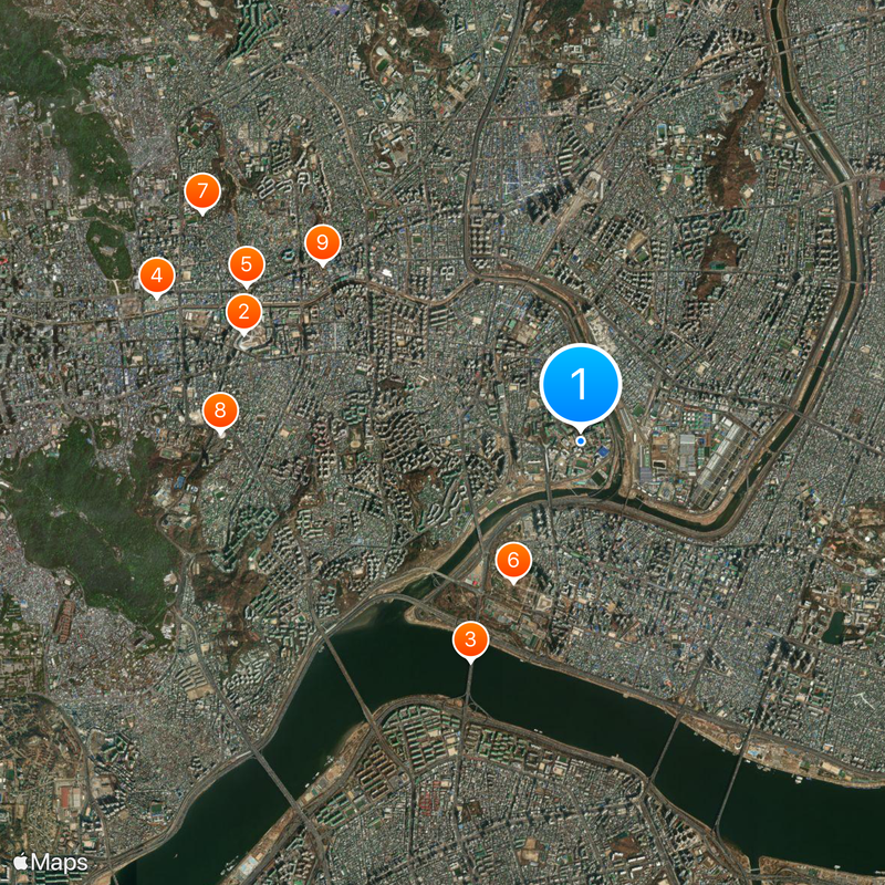 Hanyang Cyber University Map