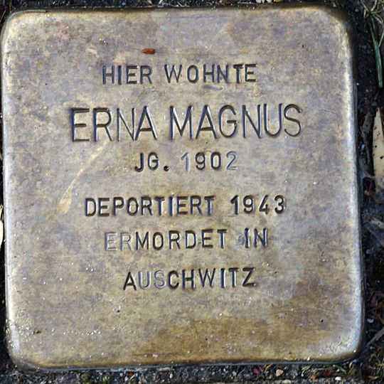 Stolperstein für Erna Magnus