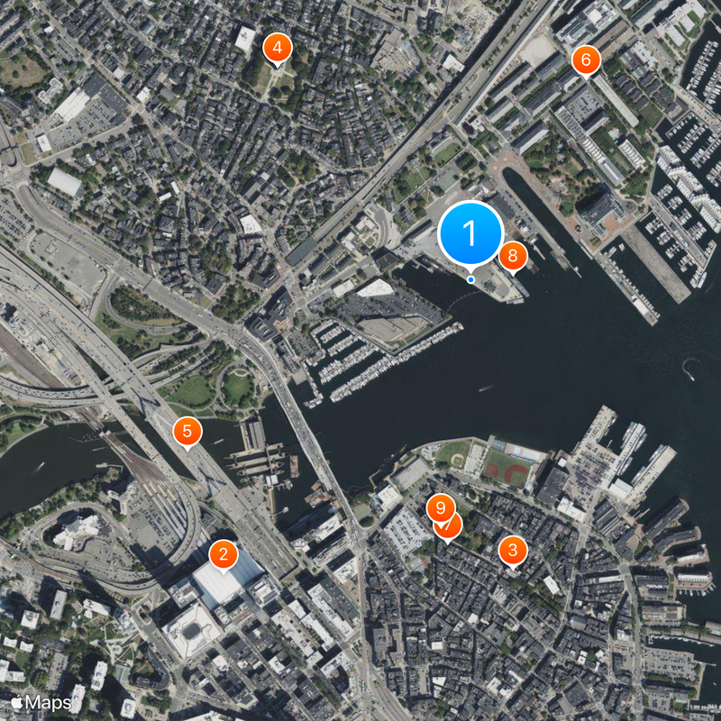 USS Constitution Carte