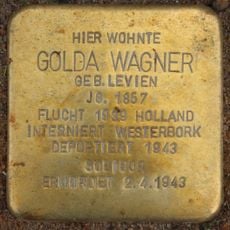 Stolperstein dedicated to Golda Wagner