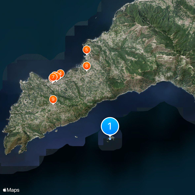 Sirenuse Map
