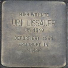 Stolperstein dedicated to Uri Lissauer