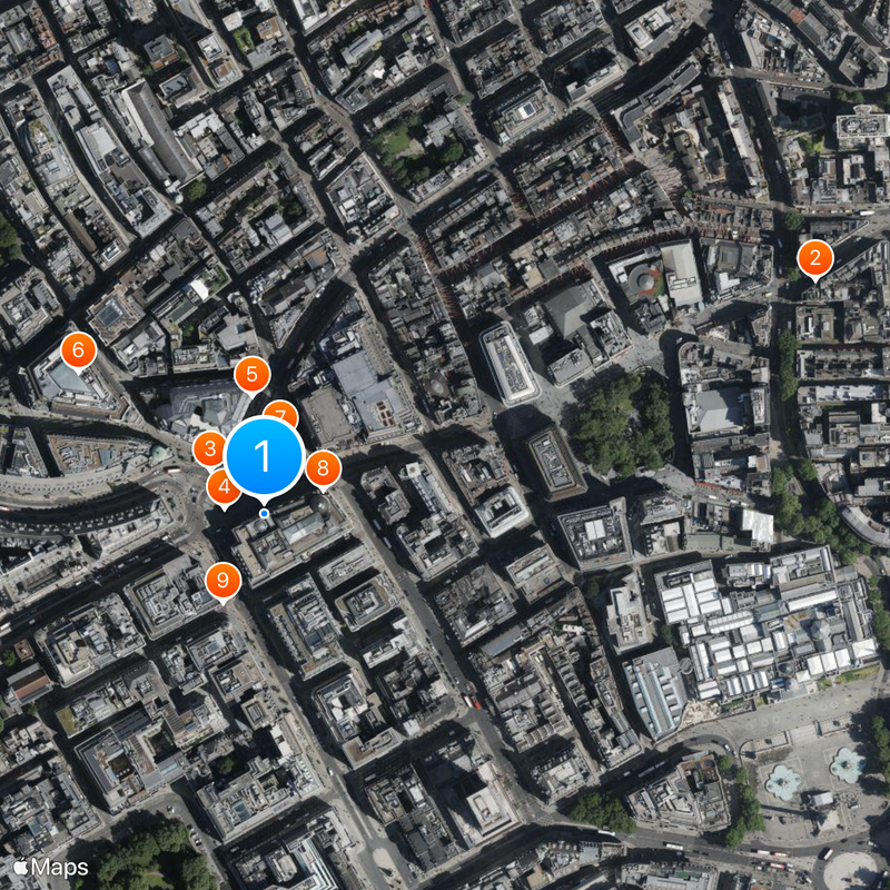 Criterion Theatre Mappa