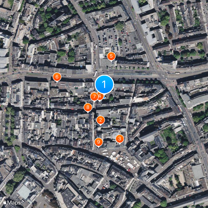 Beethoven House Mapa