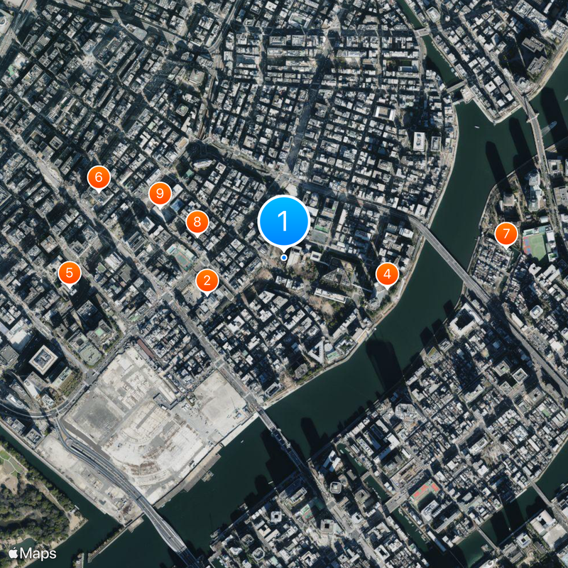 St. Luke's International University Map