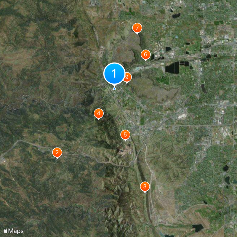 Colorado School of Mines Map