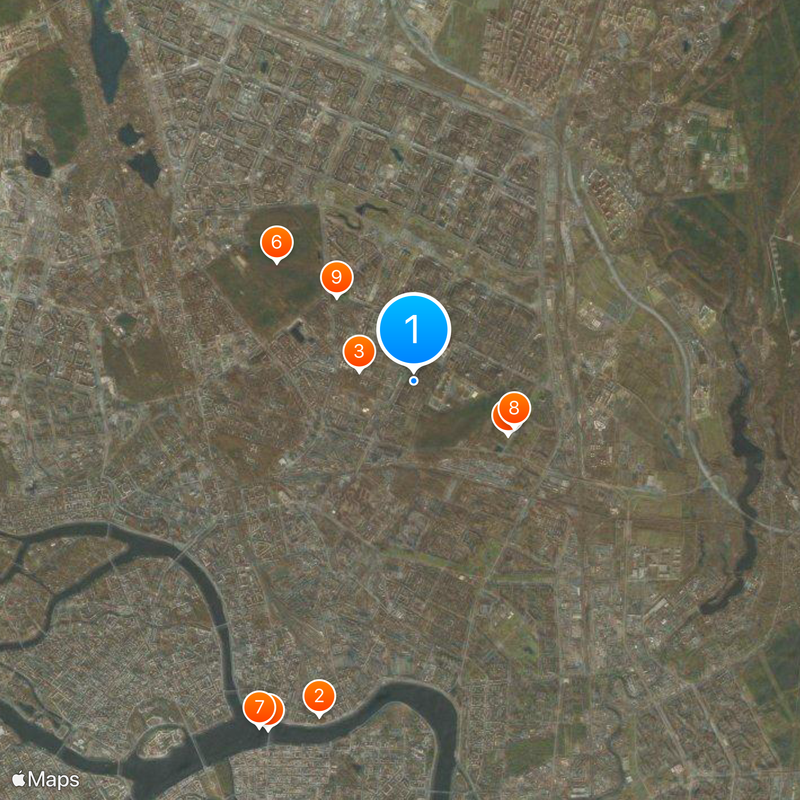 Kalininsky District Mapa