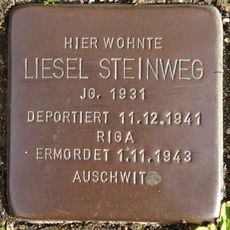 Stolperstein dedicated to Liesel Steinweg