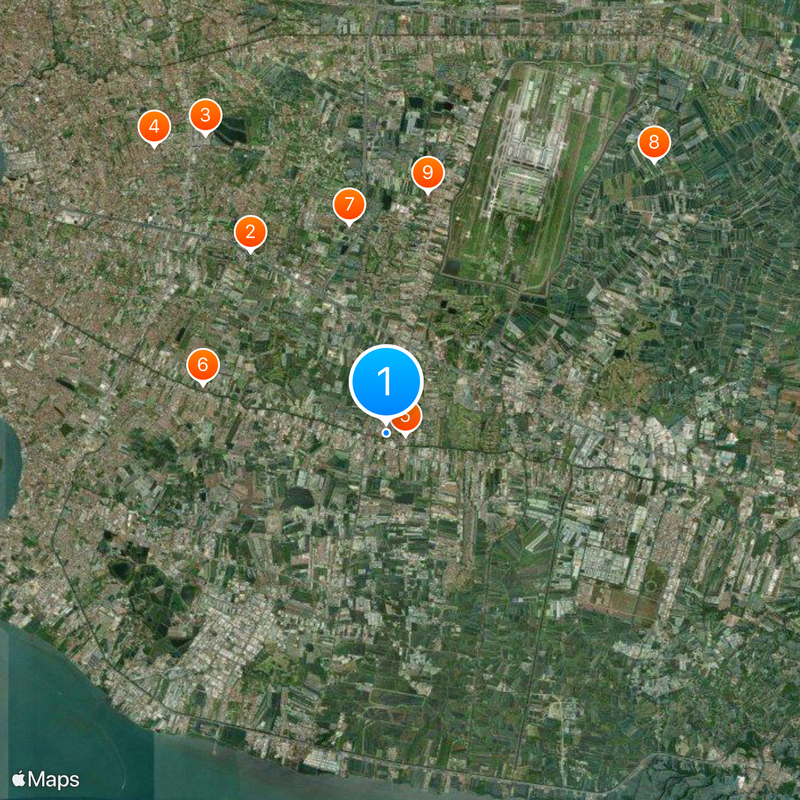 Distretto di Bang Phli Mappa