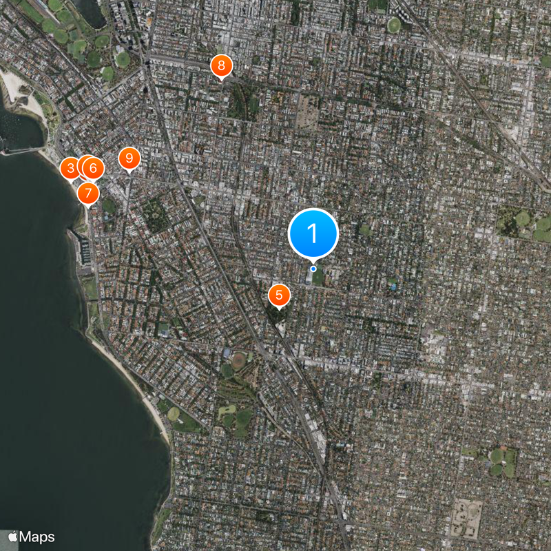 Caulfield Grammar School Map